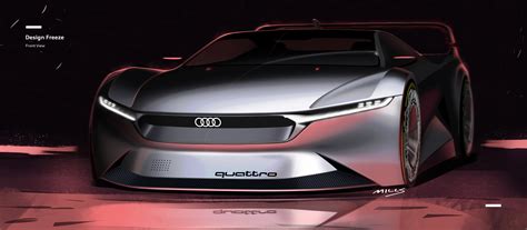 Audi Quattro E2 Rendering Shows R8 Adaptation To Electric Future