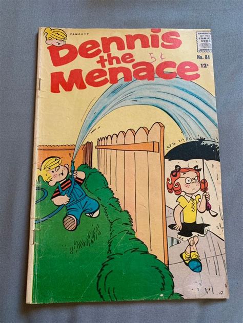1966 Dennis The Menace Comic Book Etsy Canada Dennis The Menace