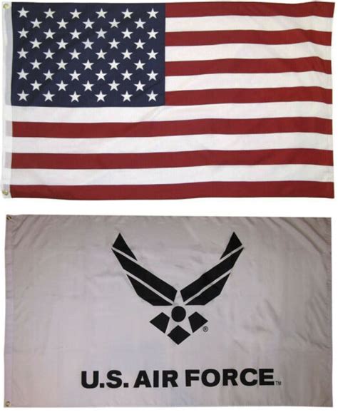 Wholesale Combo Lot 3 X 5 Usa American And Us Air Force Wings Flag