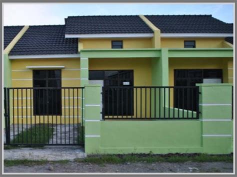 Variasi dengan pagar besi, pagar beton batu bata, pagar cor. warna cat tembok pagar depan rumah minimalis - Home Desaign