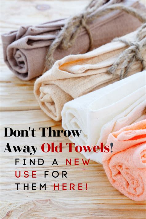 New Uses For Old Towels Around Your Home