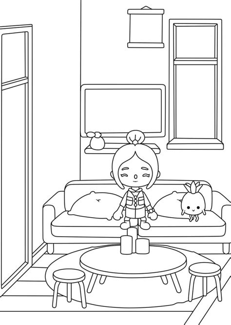 Toca Life Printable Coloring Pages Toca Boca Coloring Pages Pdmrea Images And Photos Finder
