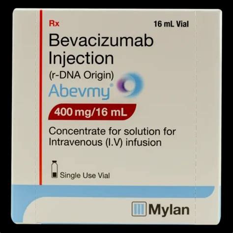 Mylan Abevmy 400mg 16ml Bevacizumab Injection Storage 2 8 C