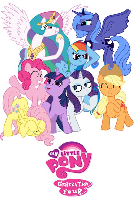 My Little Pony Generation Four By Thelimeofdoom On Deviantart