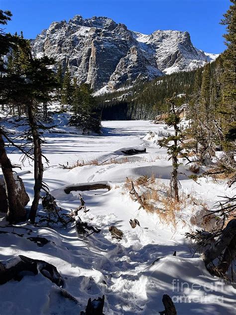 Frozen Mountain Lake Photograph By Tonya Hance Fine Art America