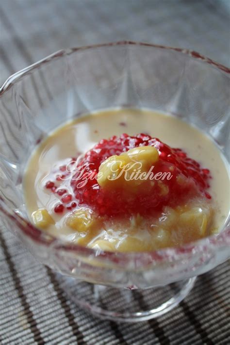 Pas tu kena masak air gula melaka, campur gula pasir skit. Puding Sagu Nur Qaseh Yang Mudah Dan Sedap - Azie Kitchen