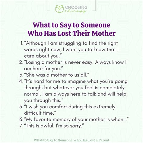 Best Things To Say To Someone Grieving A Parent