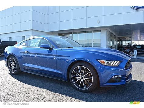 2017 Lightning Blue Ford Mustang Ecoboost Coupe 116554353 Photo 10
