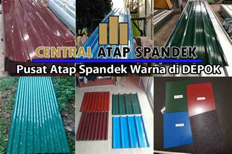 Harga Atap Spandek Warna Cilodong Terbaru 2024 CENTRAL ATAP SPANDEK