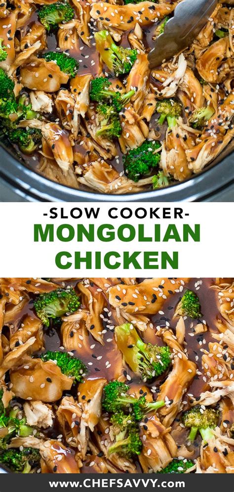 If you love pf chang's mongolian beef, you'll love this vegan version. Slow Cooker Mongolian Chicken | Recipe | Mongolian chicken ...