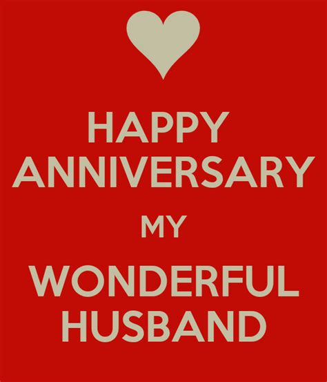 Happy Anniversary My Wonderful Husband Poster Blanca Keep Calm O Matic