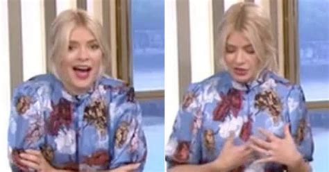 Holly Willoughby Left Blushing After Shock Underwear Exposé Live On