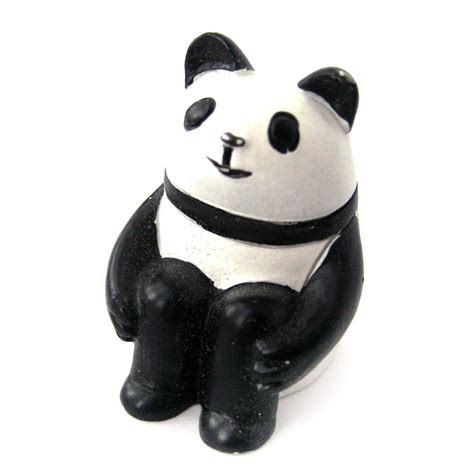 Adorable Panda Animal Hand Painted Figurine Paperweight Home Decor