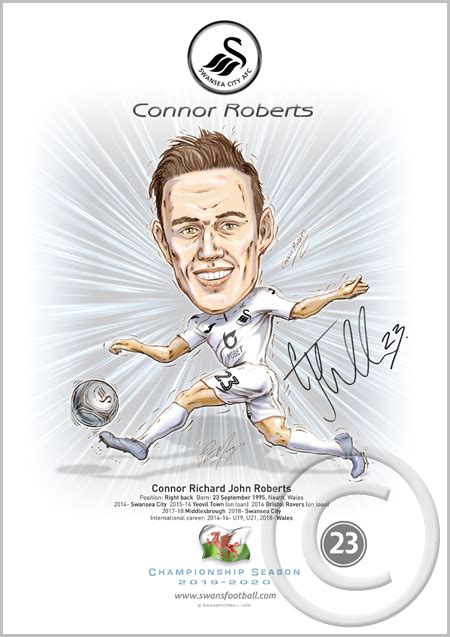 Connor richard jones roberts (born 23 september 1995) is a welsh professional footballer who plays for championship side swansea city and the wales national team. 23 Connor Roberts - swansfootball.com