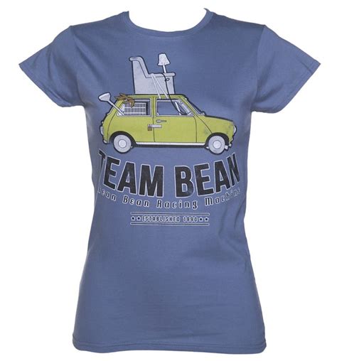 Ladies Team Bean Racing Mr Bean T Shirt Uk