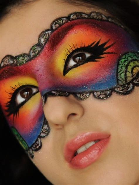 Pin By Krista Raymond On 2012m08d24 Mardi Gras Makeup Face Painting