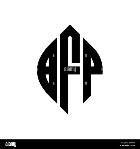 Bfp Circle Letter Logo Design With Circle And Ellipse Shape Bfp