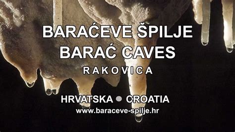 BaraĆ Caves BaraĆeve Špiilje Rakovica Youtube