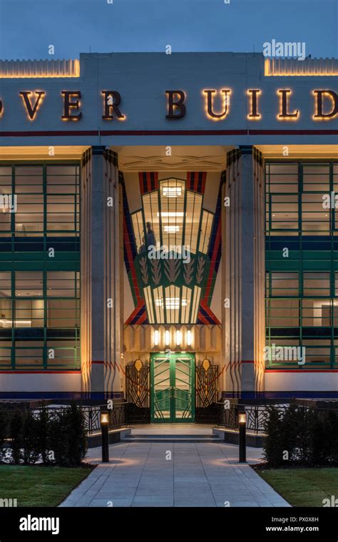 Exterior Of The Iconic Art Deco Hoover Building In London Uk Which Has