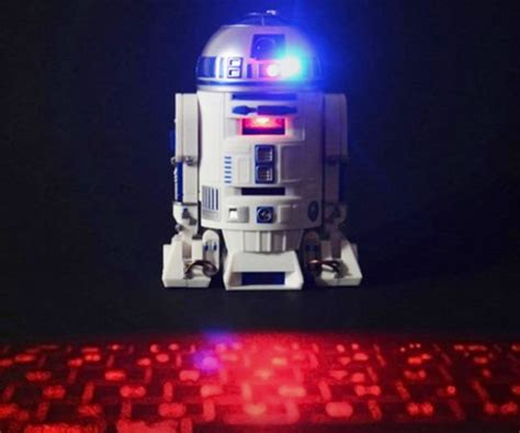 R2 D2 Virtual Keyboard Projector