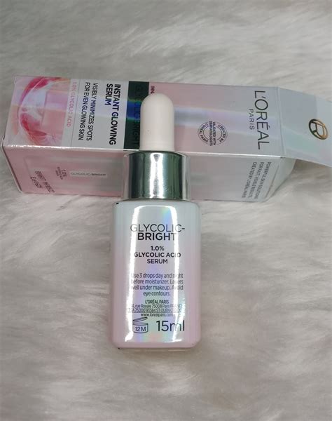 New Loreal Glycolic Bright Instant Glowing Face Serum Review My
