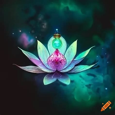 Lotus Symbolizing Spiritual Alchemy