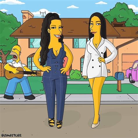 Simone E Simaria Ganham Versão Glamurosa Do Desenho Os Simpsons Direto De Springfield