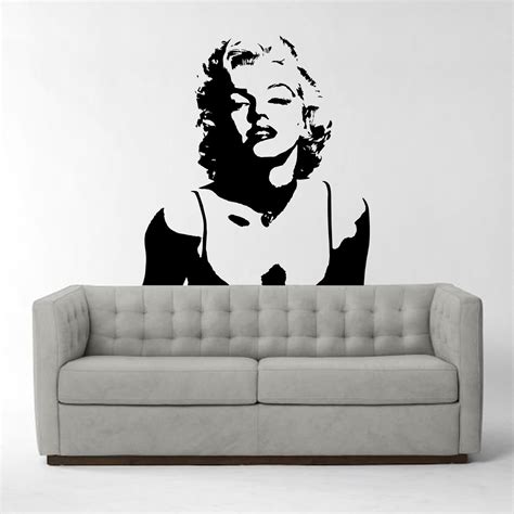 Marilyn Monroe Vinyl Wall Sticker Iconic Wall Sticker Wall