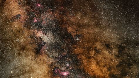 Download Wallpaper 1920x1080 Milky Way Nebula Starry Sky Space Full