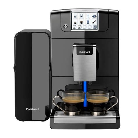 The stainless steel black shell sits. Cuisinart Veloce Bean to Cup Espresso & Coffee Machine ...