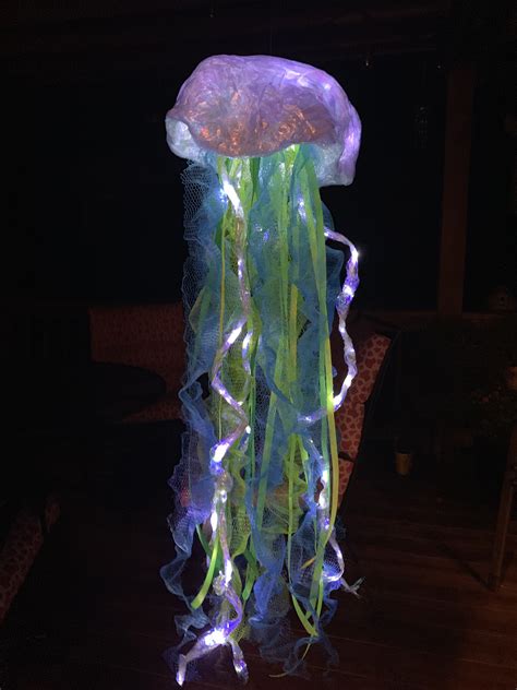 Light Up Jellyfish By Katie Jo How To Make Light Sea Decor