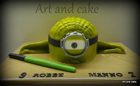 Minion Yoda Cake Decorated Cake By Marja Cakesdecor