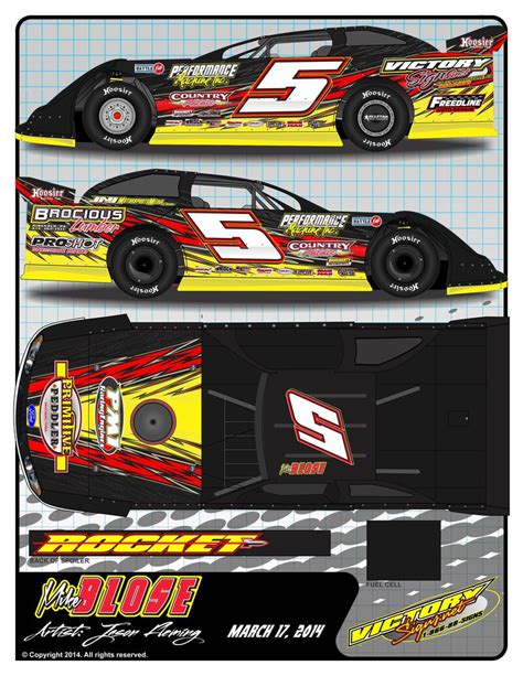 Mike Blose 2015 Dirt Super Late Model By 54warrior On Deviantart