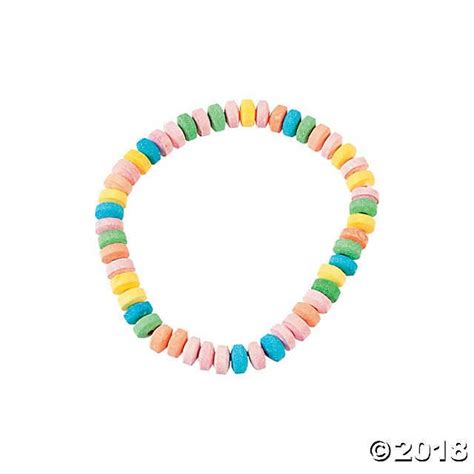 Stretchable Hard Candy Necklaces Permen