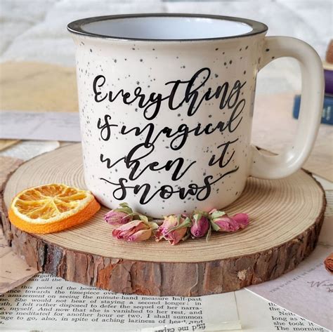 Gilmore Girls Mug Everything Is Magical When It Snows Speckled