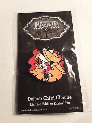 Hazbin Hotel Demon Chibi Charlie Limited Edition Enamel Pin Vivziepop