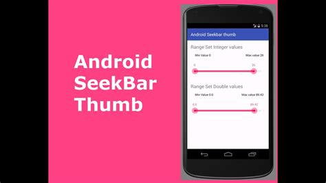 Android Seek Bar Thumb Youtube