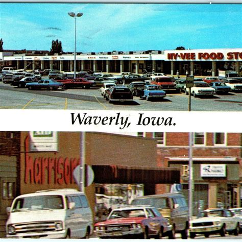 c1970s Waverly, IA Hy-Vee Food Store Postcard HyVee Harrison's Downtown