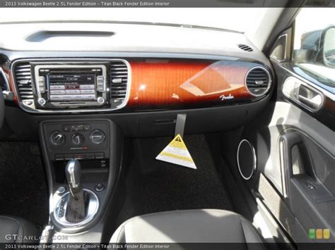 Titan Black Fender Edition Interior Dashboard For The 2013 Volkswagen
