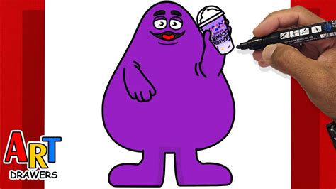 How To Draw Grimace Shake Meme🤢🤮🤮 Youtube