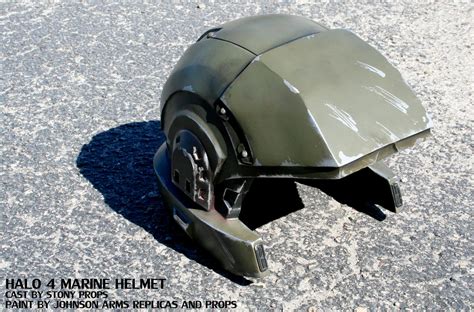 Halo 4 Marine Helmet Replica By Johnsonarms