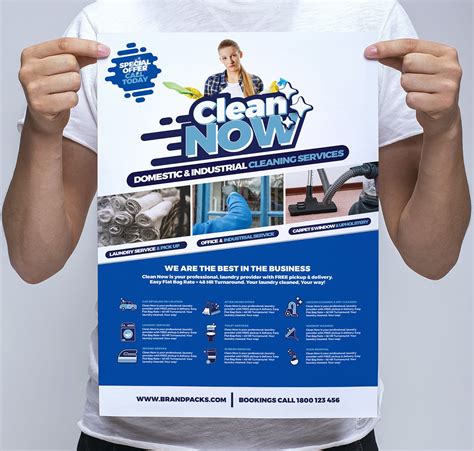 Cleaning Service Poster Template In Psd Ai And Vector Brandpacks