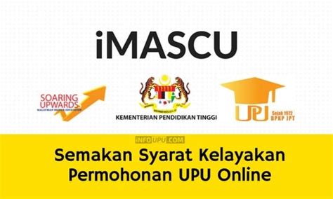 Syarat kelayakan permohonan bpn 2.0. iMASCU Semakan Syarat Kelayakan Permohonan UPU Online ...