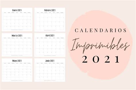 Calendario Minimalista Para Imprimir 2020 Organiza Con Estilo