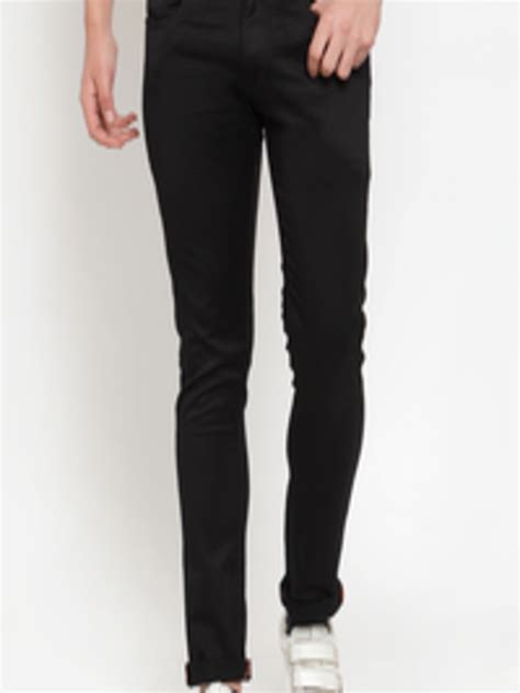 Buy Rodamo Men Black Slim Fit Mid Rise Clean Look Stretchable Jeans