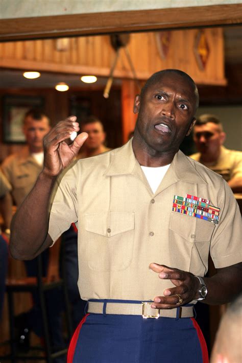 Sergeant Major Estrada Lauds Marines For Service Marine Corps