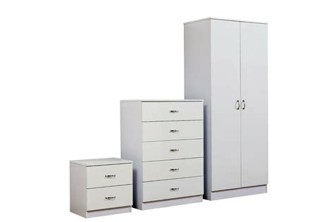 Mda luna high gloss black & walnut oval tv cabinet. HIGH GLOSS 3 PIECE Bedroom Furniture Set - Wardrobe (2 ...