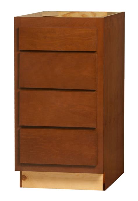 Available in 18, 24 and 36 widths, our home three drawer cabinet is designed to fit in any size of style and kitchen, storing a range of kitchen equipment within easy reach. Kitchen Kompact 18D 18 x 34-1/2 x 24-Inch Glenwood Dark Chocolate 4-Drawer Base Cabinet at ...