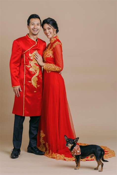 Modern Vietnamese Wedding Dress Traditional Ao Dai For Women Etsy