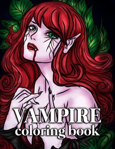 Vampire Coloring Book For Adults 30 Large Coloring Pages For Grown Ups